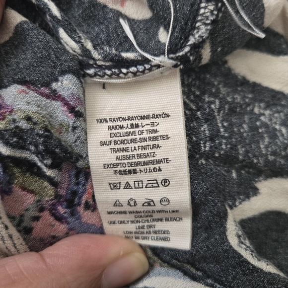 Free People Drift Away Tunic Dress Multicolor Size Medium - Picture 7 of 8